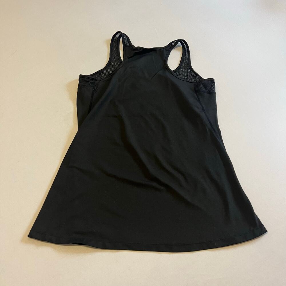 Black racerback mesh strap tank top M - Picture 4 of 6